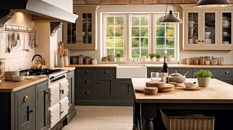 Country Kitchen Cabinets